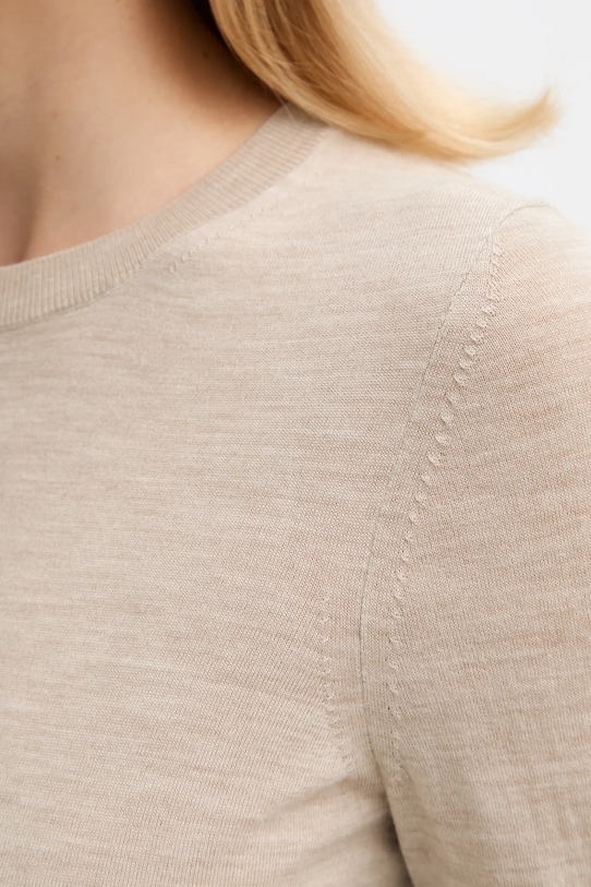 BOSS pulover de lână 50544987 bej