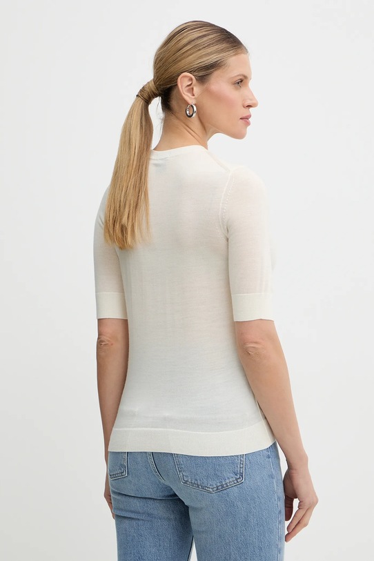 Odzież BOSS t-shirt wełniany Farbella 50544996 beżowy