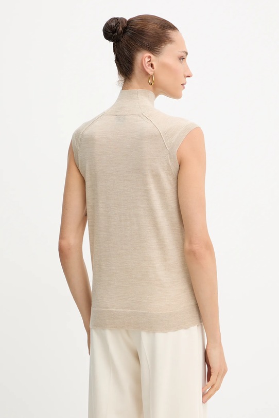 Odzież BOSS kamizelka wełniana 50544998 beżowy