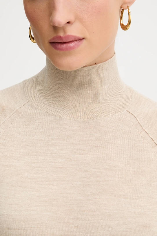 BOSS kamizelka wełniana 50544998 beżowy