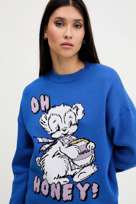 Bavlněný svetr Hugo Blue modrá 50543019