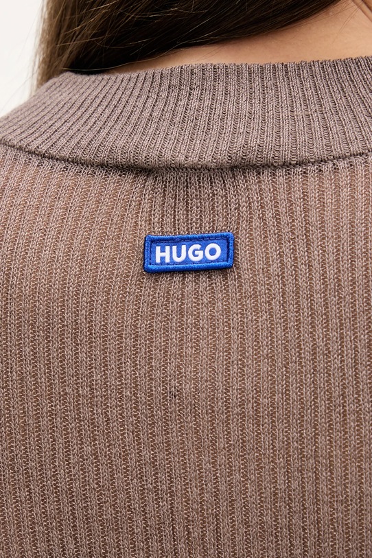 Hugo Blue sweter 50543045 brązowy
