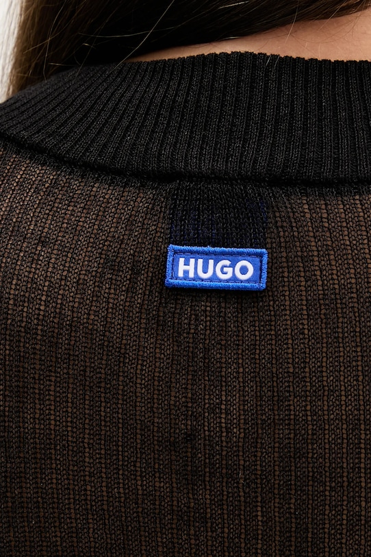 Πουλόβερ Hugo Blue 50543045 μαύρο