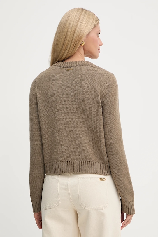 Oblečení Vlněný kardigan MICHAEL Michael Kors MT561BDF2G béžová