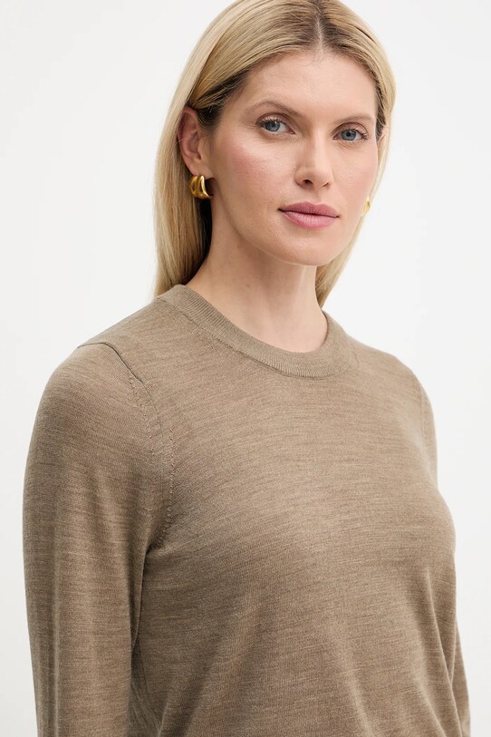 Vlněný svetr MICHAEL Michael Kors béžová MT5619D4VR