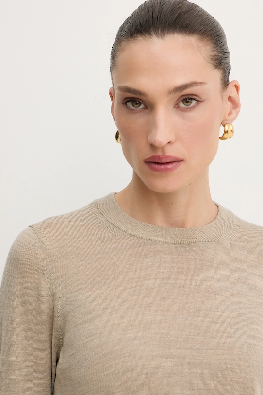 Vlnený sveter MICHAEL Michael Kors béžová MT5619D4VR