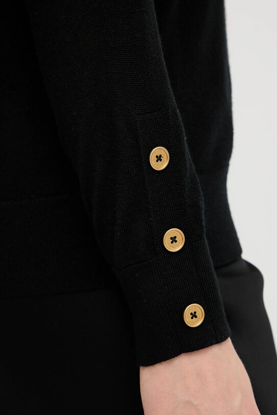 Vlněný svetr MICHAEL Michael Kors černá MT5619D4VR