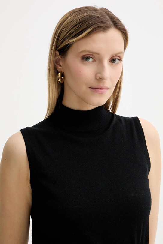 Vlněná vesta MICHAEL Michael Kors černá MT561904VR