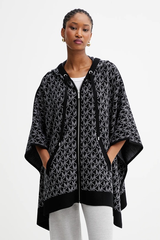 MICHAEL Michael Kors kardigan wełniany wełna czarny MT561CCK87