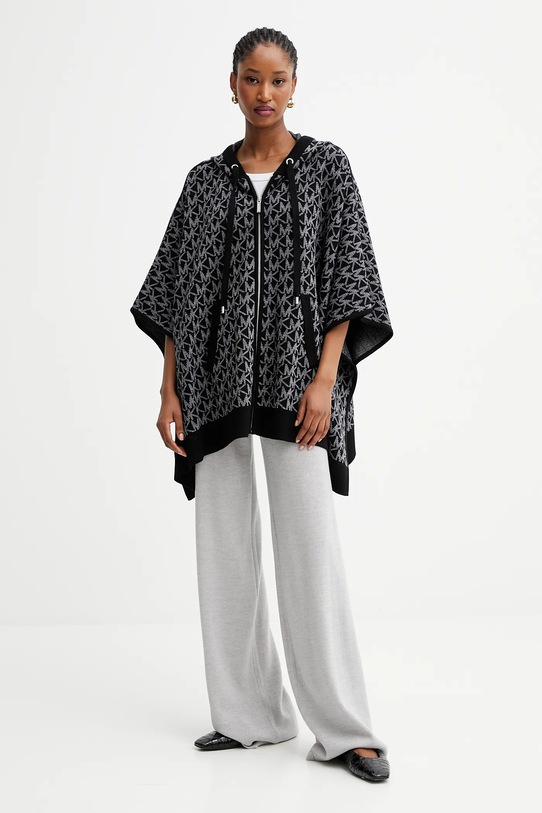 MICHAEL Michael Kors kardigan wełniany MT561CCK87 czarny AW25