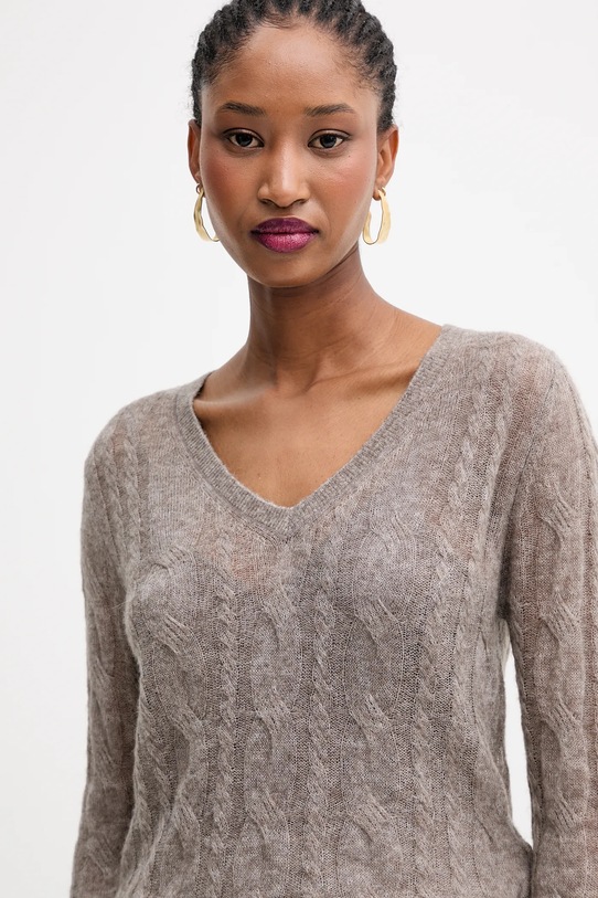 Guess sweter IZABELLA brązowy W5YR00.Z3HQ0