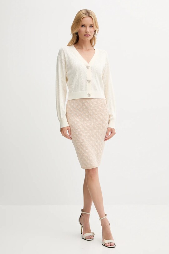 Guess kardigán LYLA W5YR01.Z2ZK2 bézs AW25