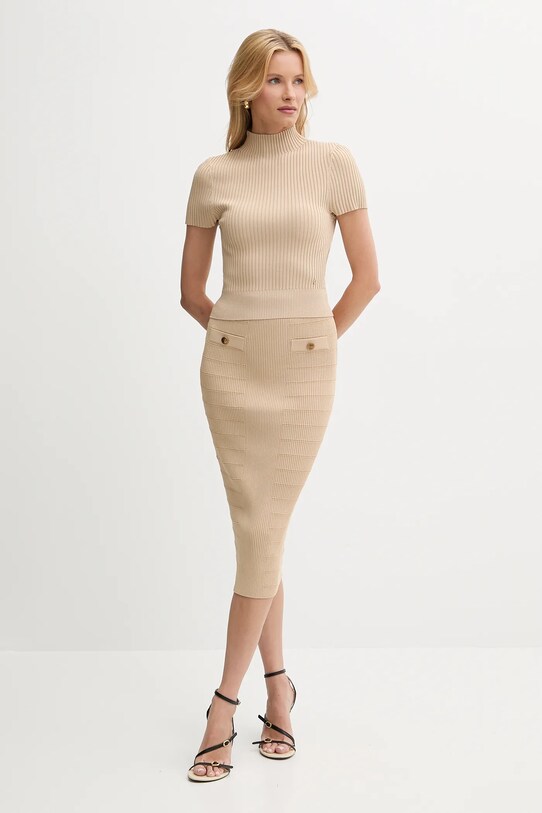 Guess pulóver JAYLA W5YR04.Z0040 bézs AW25