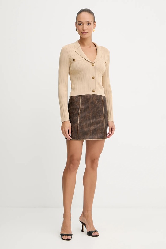 Guess kardigan FELICITY W5YR11.Z0130 beżowy AW25