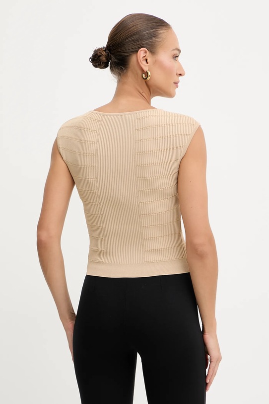 Odzież Guess top EVANGELINE W5YR12.Z0130 beżowy