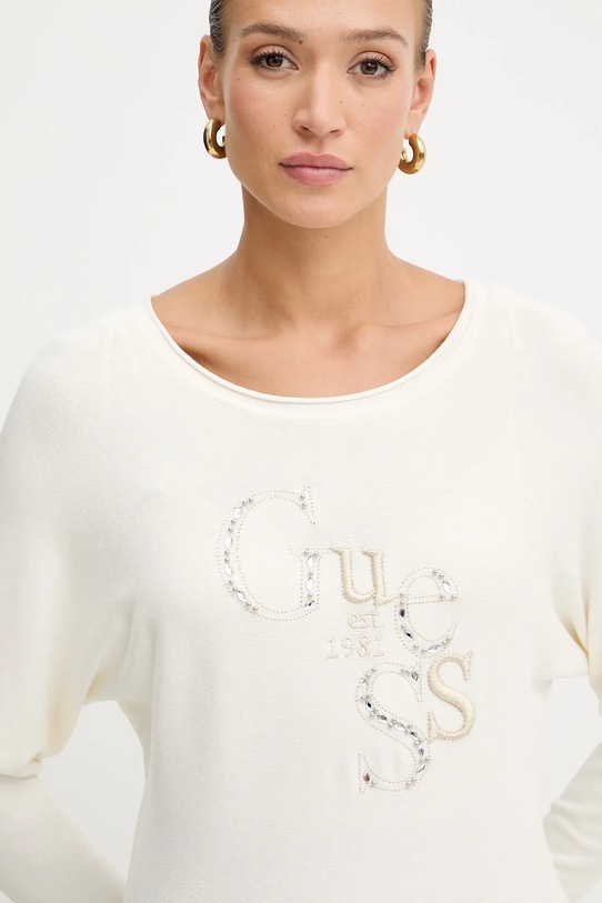 Guess sweter KASSIDY beżowy W5YR22.Z2NQ2