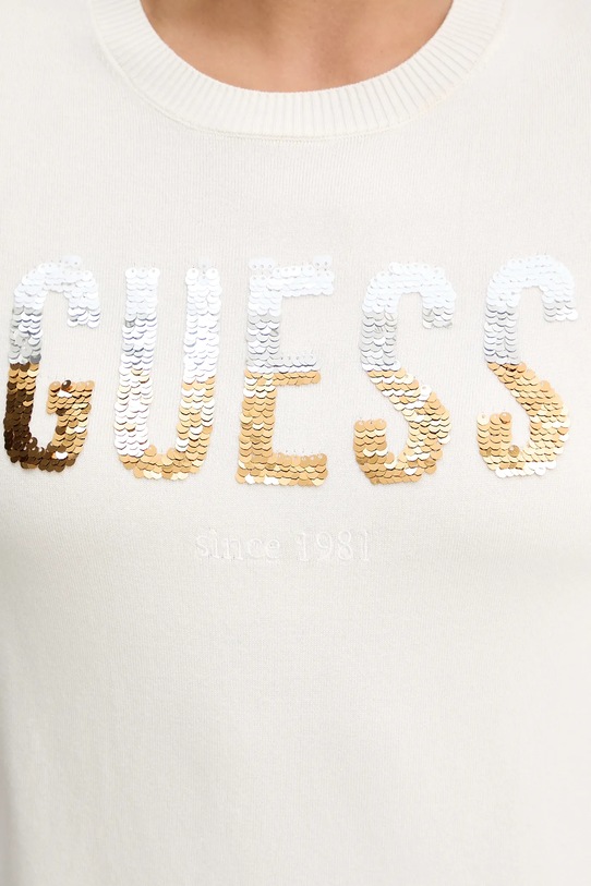 Guess t-shirt LAYLA W5YR25.Z2NQ2 beżowy