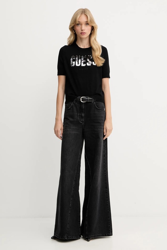 Tričko Guess LAYLA W5YR25.Z2NQ2 čierna AW25