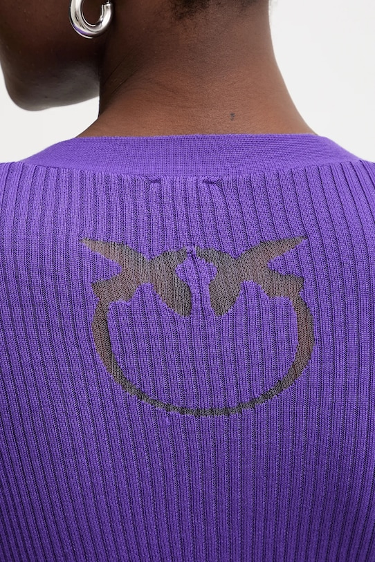 Pinko cardigan din amestec de lână 105506.A18M violet