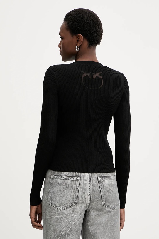 Odzież Pinko kardigan z dodatkiem wełny 105506.A18M czarny