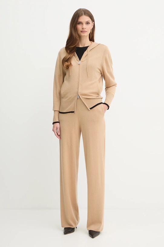 Pinko gyapjú kardigán 105491.A2Q9 bézs AW25