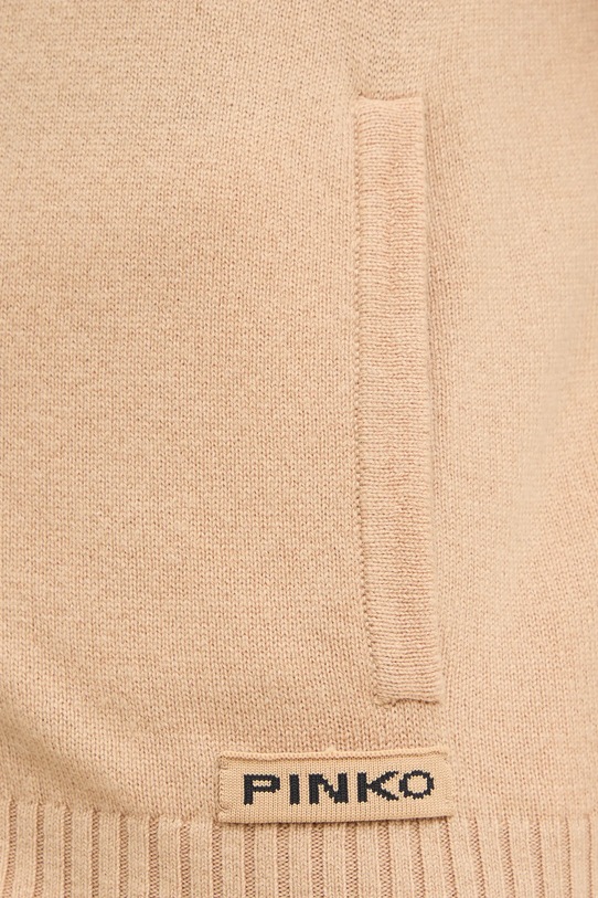 Pinko gyapjú kardigán 105491.A2Q9 bézs