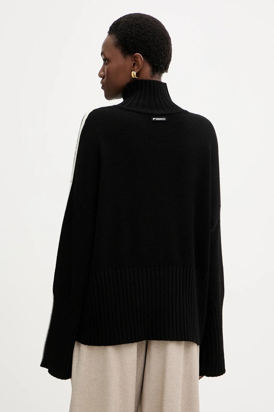 Odzież Pinko sweter wełniany 105396.A2PL czarny