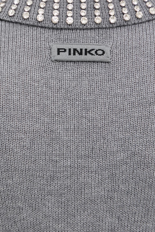 Pulover s primesjo volne Pinko 105530.A2S4 siva