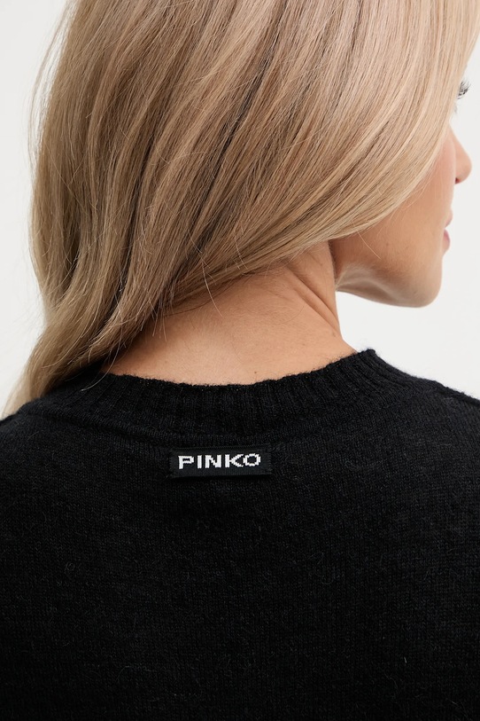 Μάλλινο πουλόβερ Pinko 105749.A2UN μαύρο