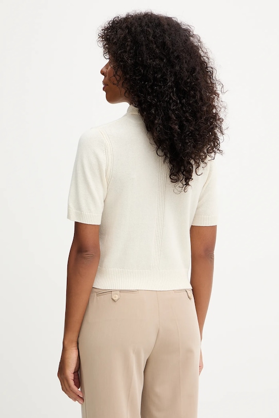 Oblečenie Vlnené polo Pinko 105450.A2Q9 béžová