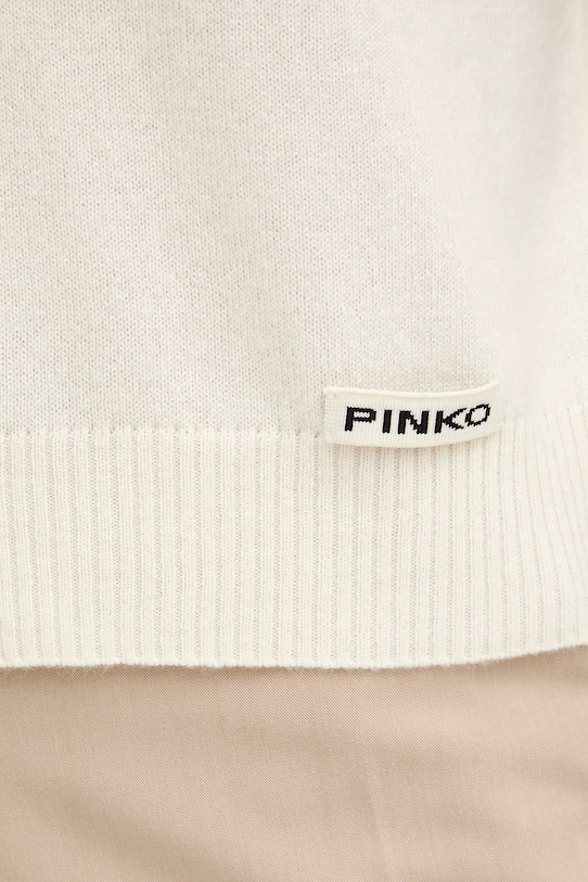 Vlnené polo Pinko 105450.A2Q9 béžová
