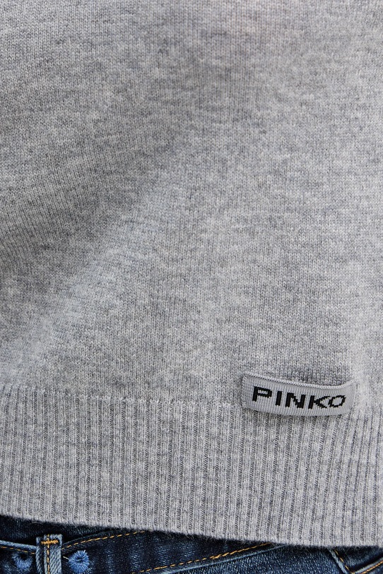 Вовняне поло Pinko 105450.A2Q9 сірий
