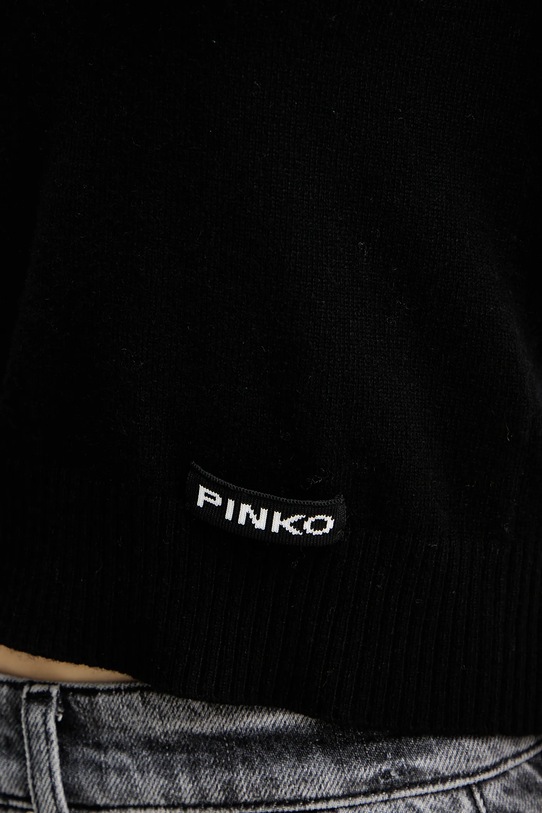 Pinko polo wełniane 105450.A2Q9 czarny