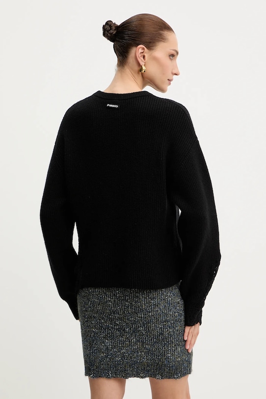 Odzież Pinko sweter z dodatkiem wełny 105505.A2R1 czarny