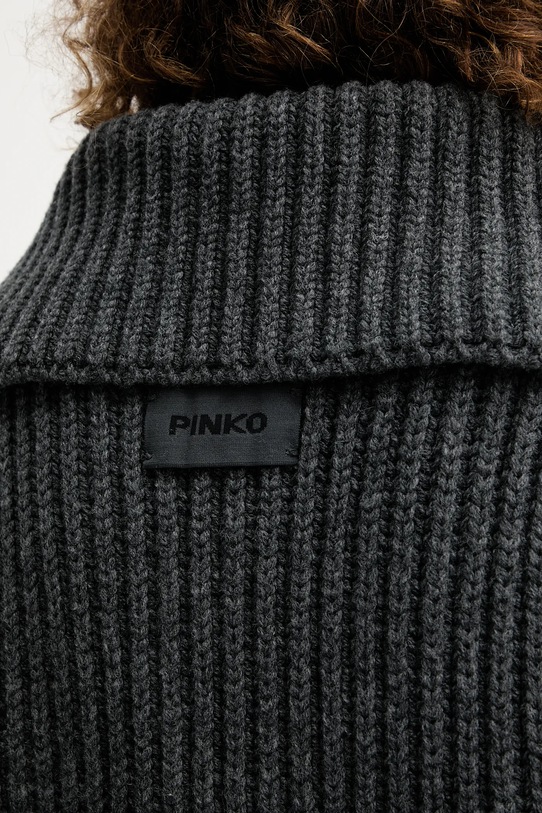 Μάλλινη ζακέτα Pinko 105638.A2TR γκρί