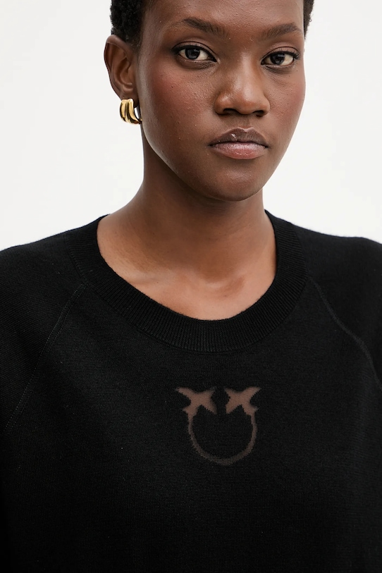 Pinko sweter czarny 105417.A18M