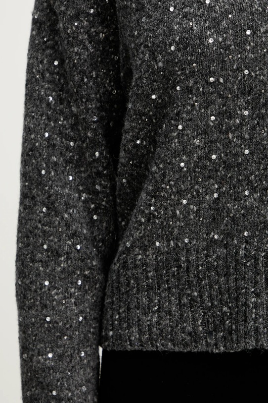 Pinko sweter z dodatkiem wełny 105684.A2U4 szary
