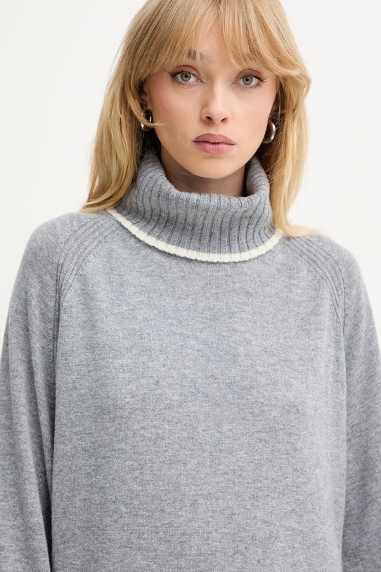 Pinko sukienka wełniana szary 105449.A2Q9