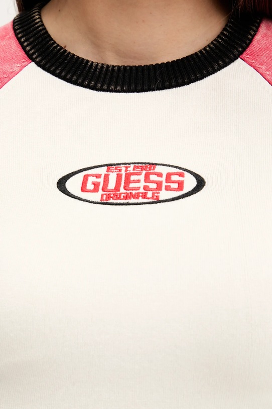 Guess Originals t-shirt W5YR44.Z2YJ2 beżowy