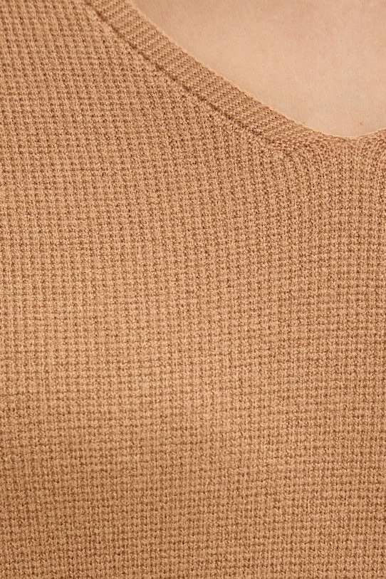 OUI sweter 93708 brązowy