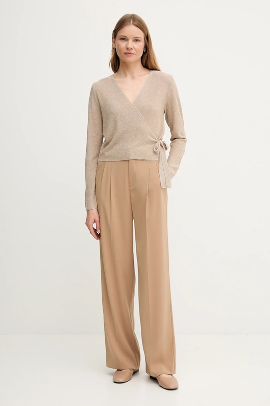 OUI kardigan 93931 beżowy AW25