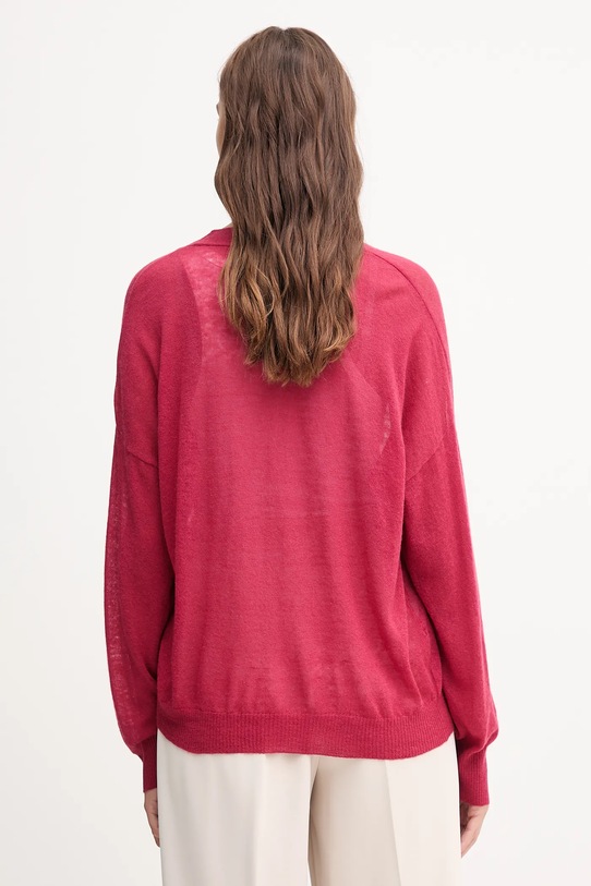 Odzież United Colors of Benetton kardigan z wełną 109PD6056 różowy