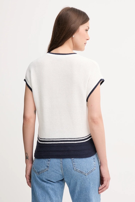 Abbigliamento United Colors of Benetton gilè in cotone 1494E10EH bianco
