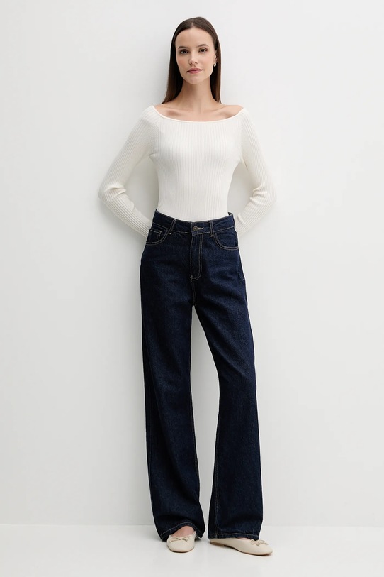 United Colors of Benetton sweter 16UYD10E7 beżowy AW25