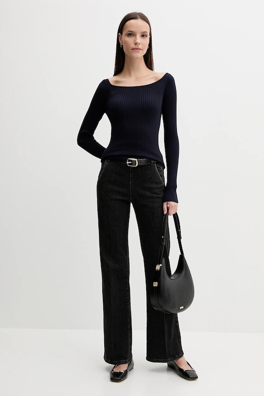 Πουλόβερ United Colors of Benetton 16UYD10E7 σκούρο μπλε AW25