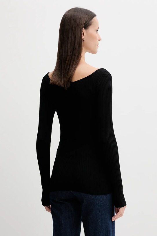Odzież United Colors of Benetton sweter 16UYD10E7 czarny