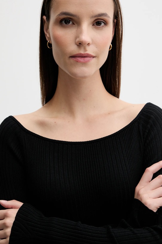 United Colors of Benetton sweter czarny 16UYD10E7