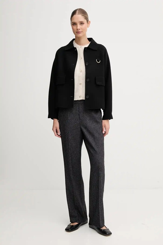 OUI cardigan de lână 94462 bej AW25