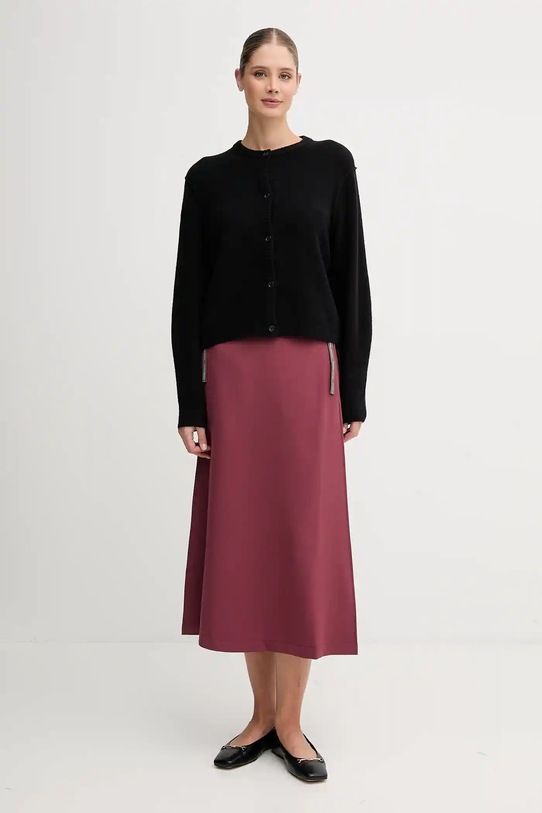 OUI cardigan de lână 94462 negru AW25
