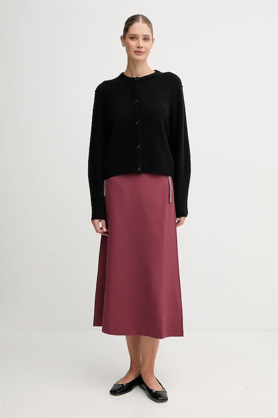 OUI cardigan de lână 94462 negru AW25